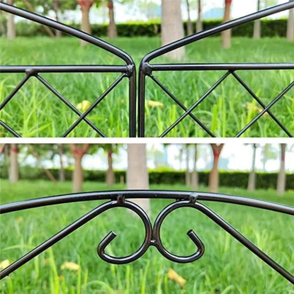 Decorative Garden Fence 17 in (H) x 10 ft (L) No Dig Fencing Border